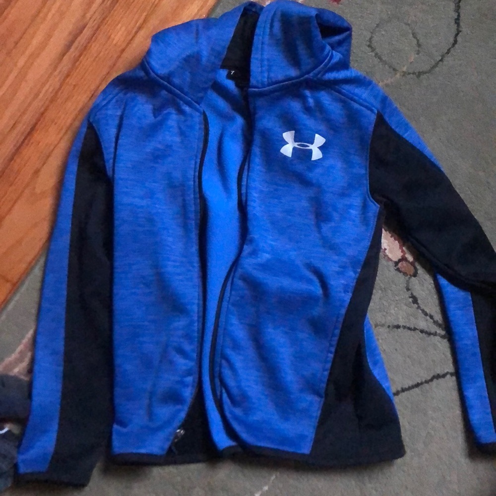 kids under armor zip up